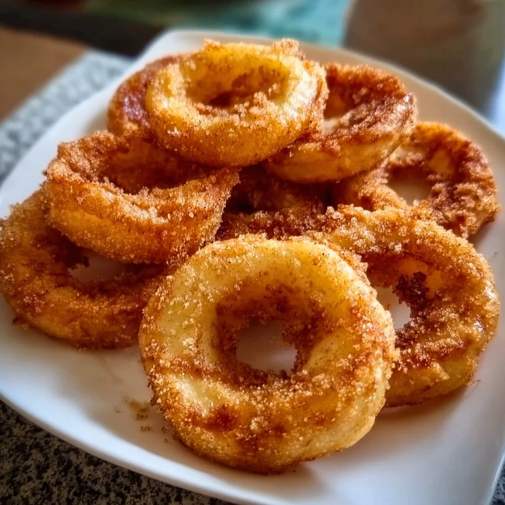 Airfryer Apfelringe mit Zimt