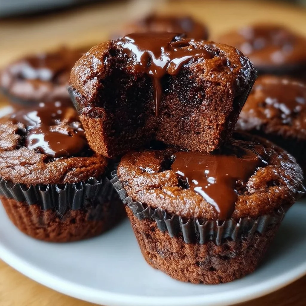 Brownie-Muffins Rezept