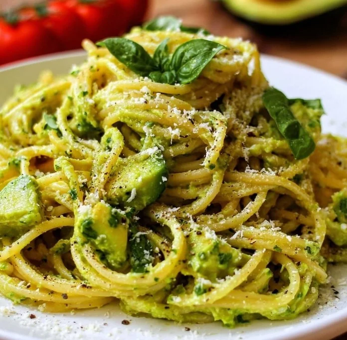 Cremige Avocado-Pasta