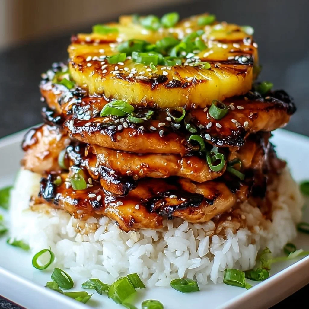 Huli Huli Hähnchen Stapel Rezept