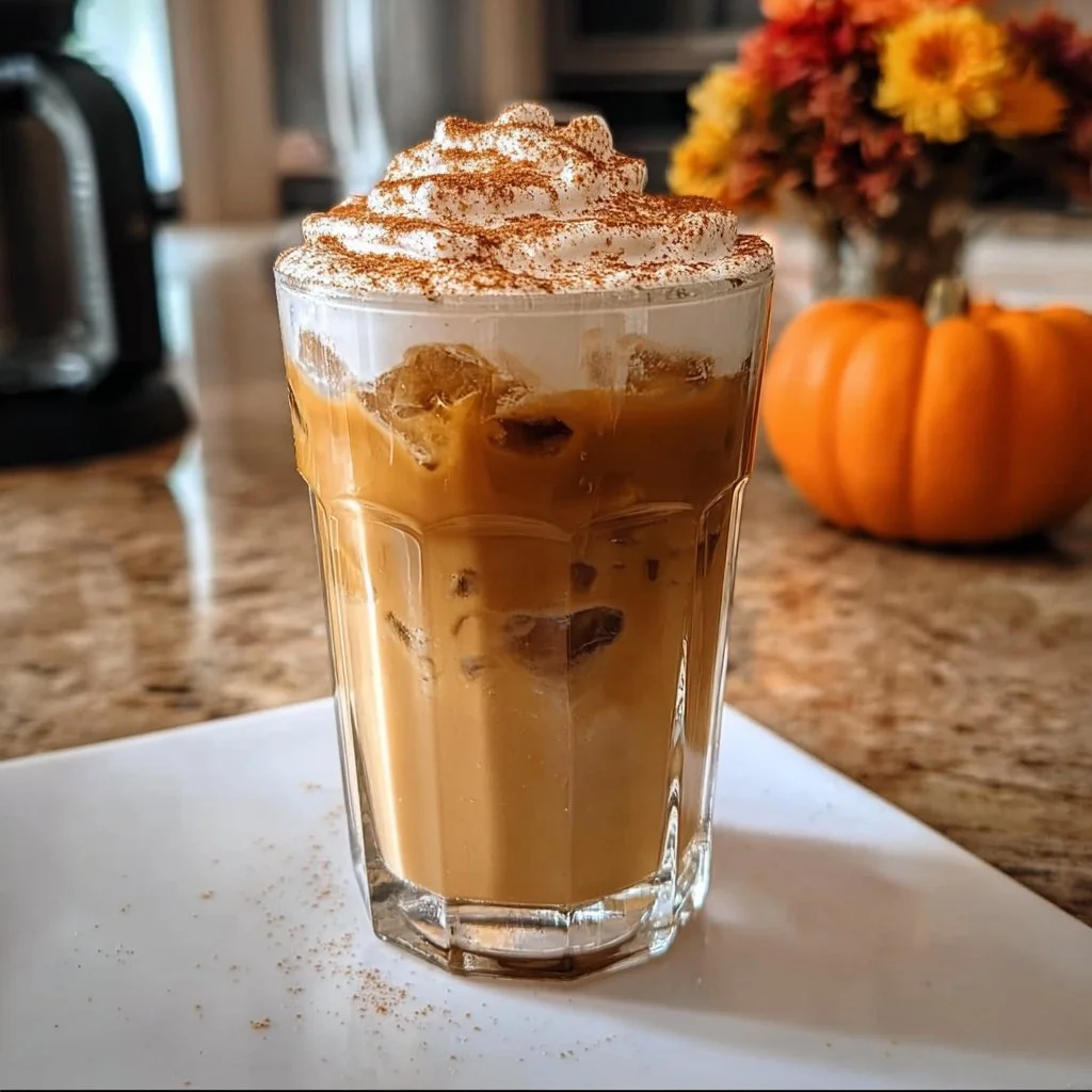 Kürbis-Chai- Eiskaffee Rezept