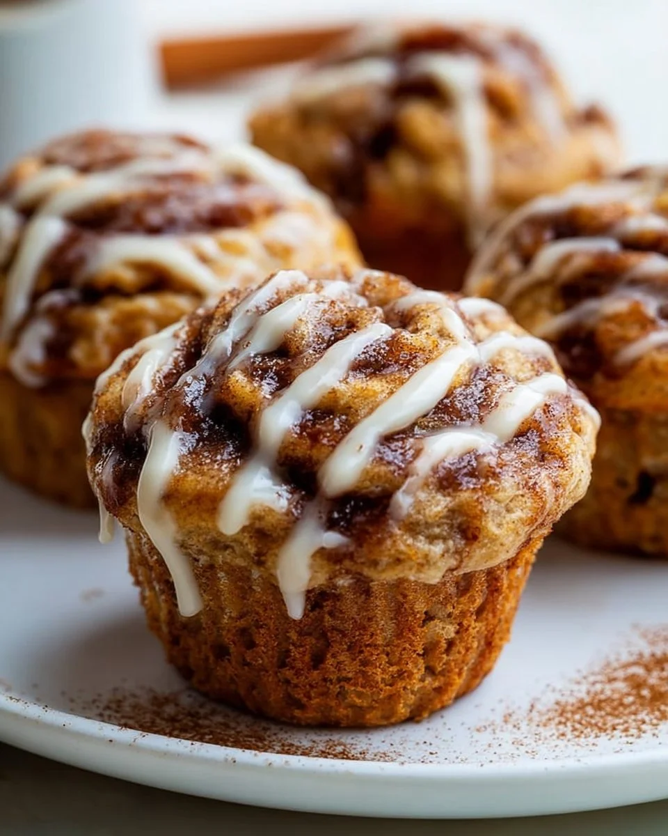 Proteinreiche Zimtschnecken-Muffins
