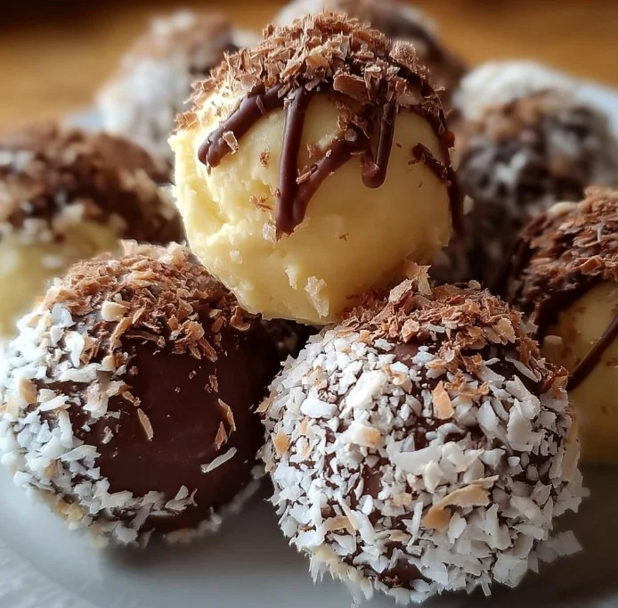 Schnelle Käsekuchen-Kugeln