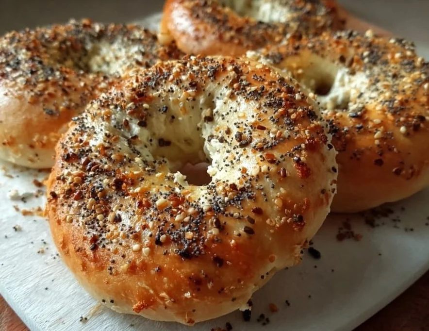 Schnelle Protein Bagels mit Magerquark