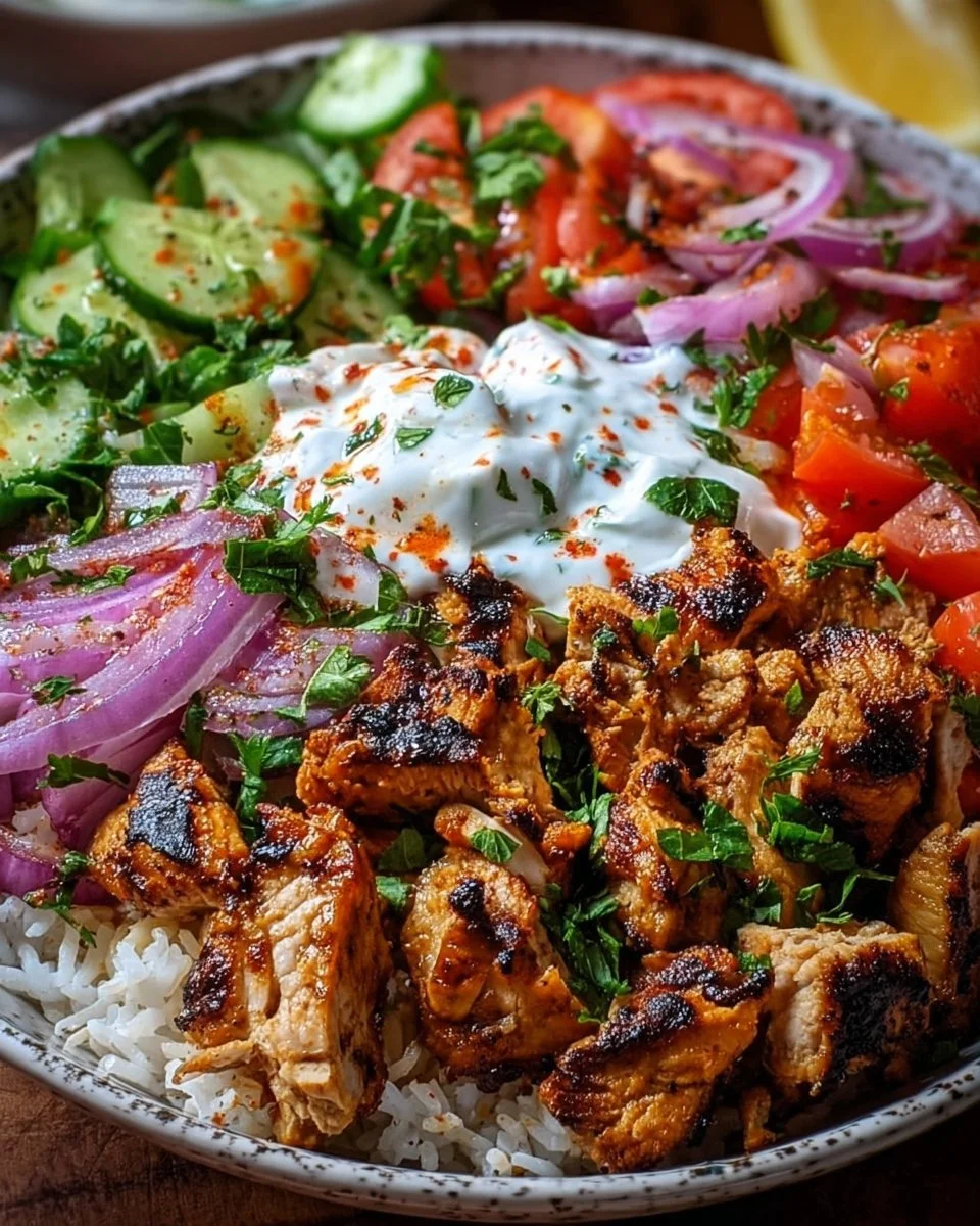 Döner-Bowl mit Hähnchen