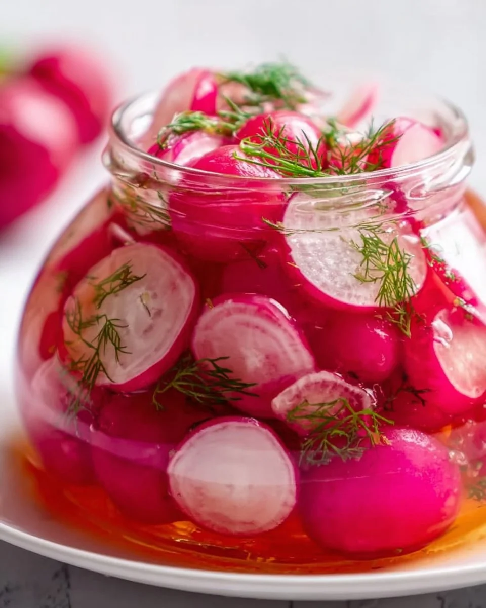 Eingelegte Radieschen