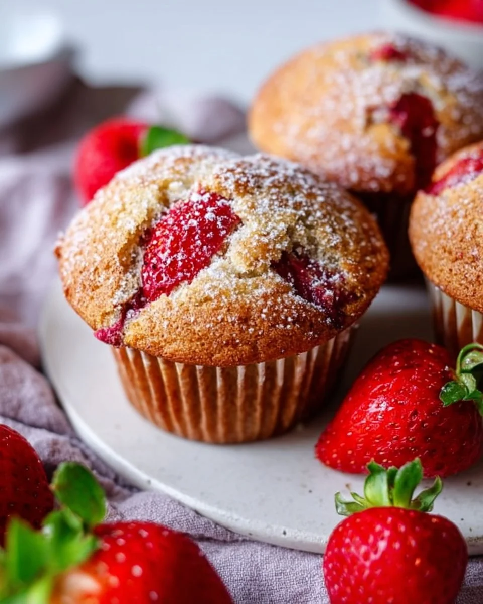 Erdbeer Muffins