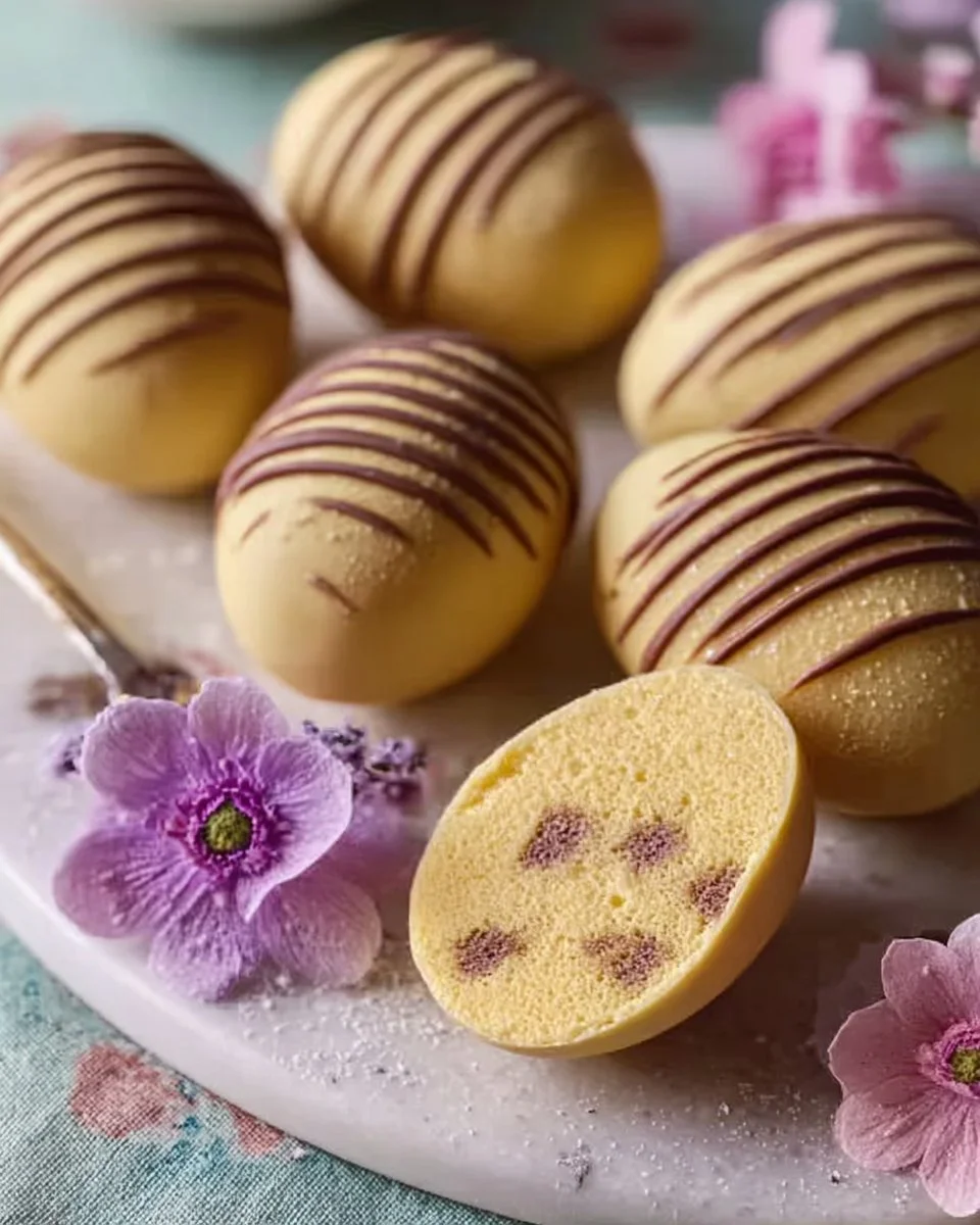 Gebackene Marzipan Ostereier