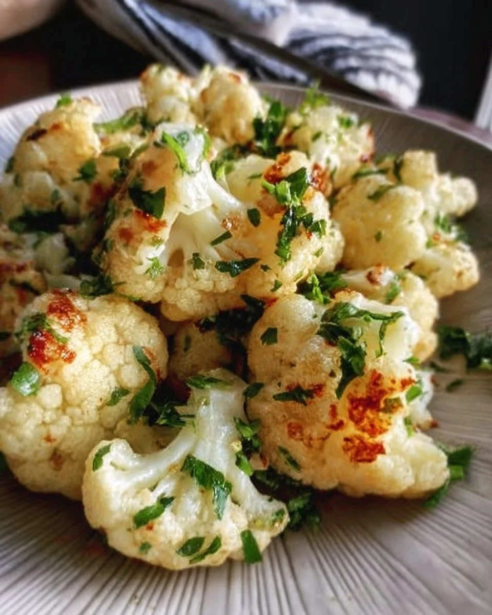 Gekochter Blumenkohlsalat