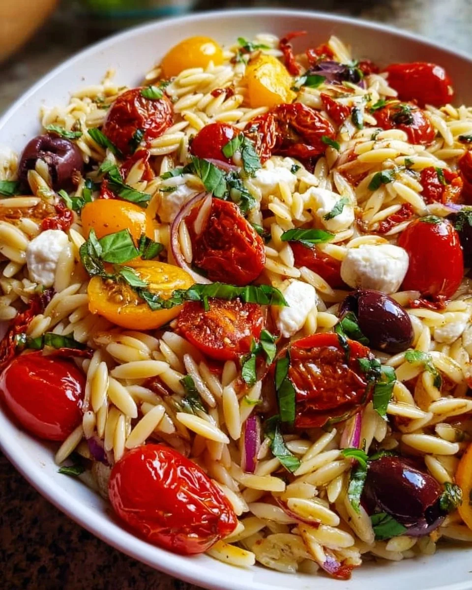 Italienischer Orzo-Nudelsalat