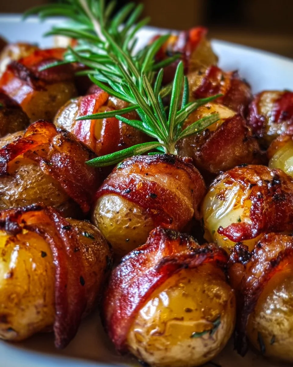 Kartoffeln im Speckmantel