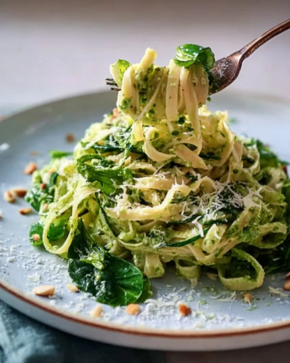Pasta mit Bärlauchsauce