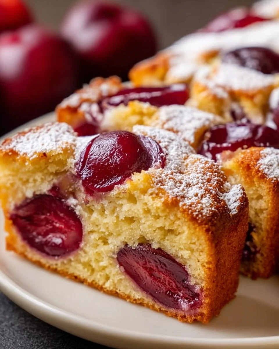 Pflaumenkuchen mit Schmand