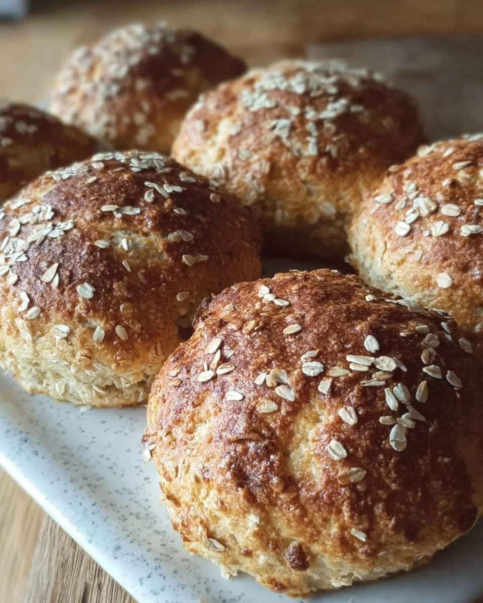 Turbo Haferflocken Brötchen