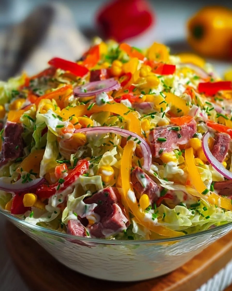Über-Nacht-Salat Rezept zum Vorbereiten