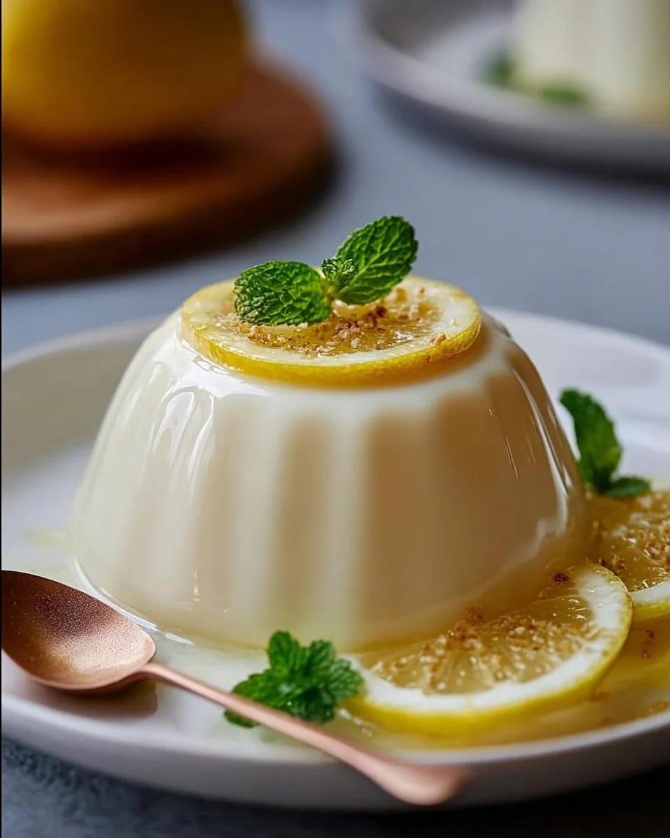 Zitronen Panna Cotta