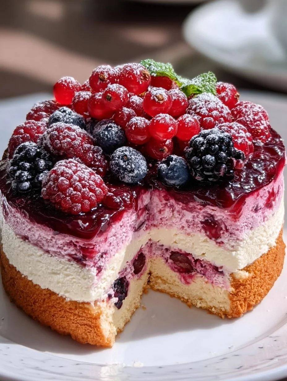 Beeren Käsesahne Torte