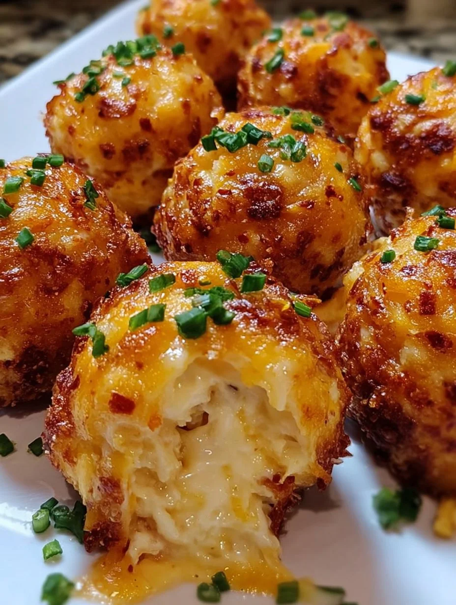 Leckere Chili-Käsebällchen Low Carb auf einem Teller