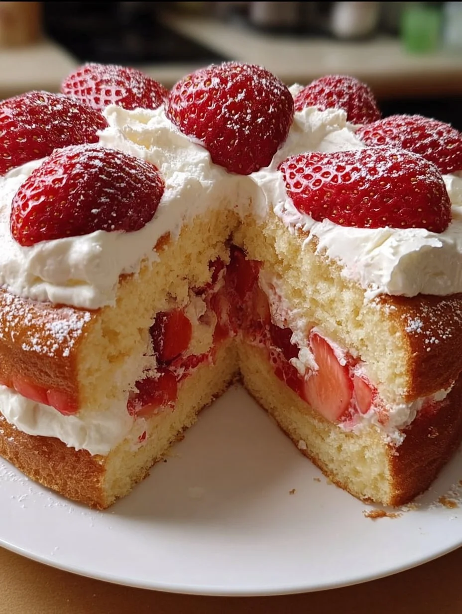 Erdbeerkuchen