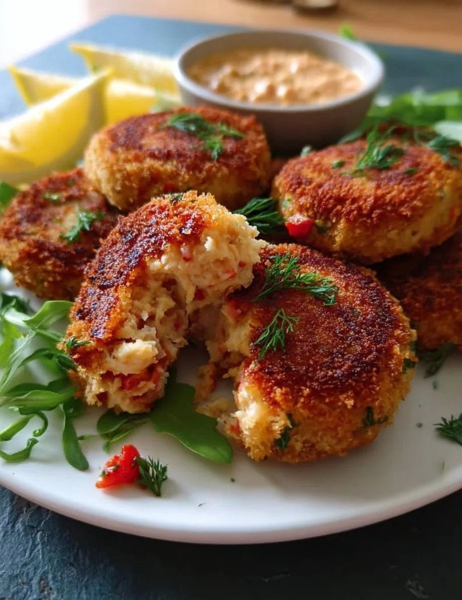 Fischküchlein mit Tomaten Remoulade