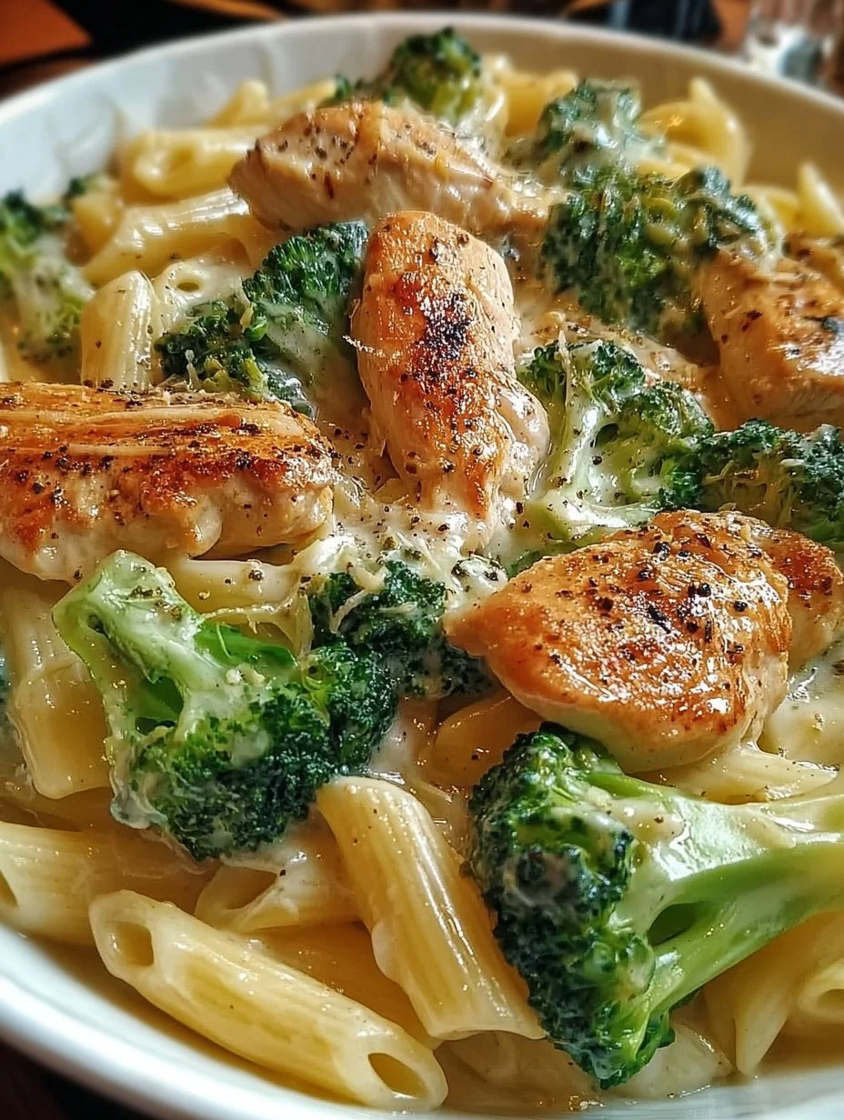 Hähnchen-Brokkoli-Pasta