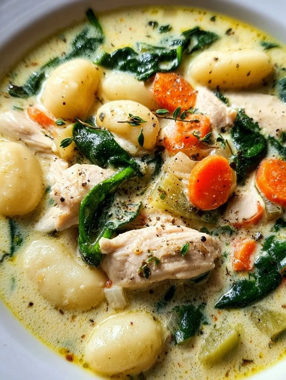 Hähnchen-Gnocchi- Suppe Rezept
