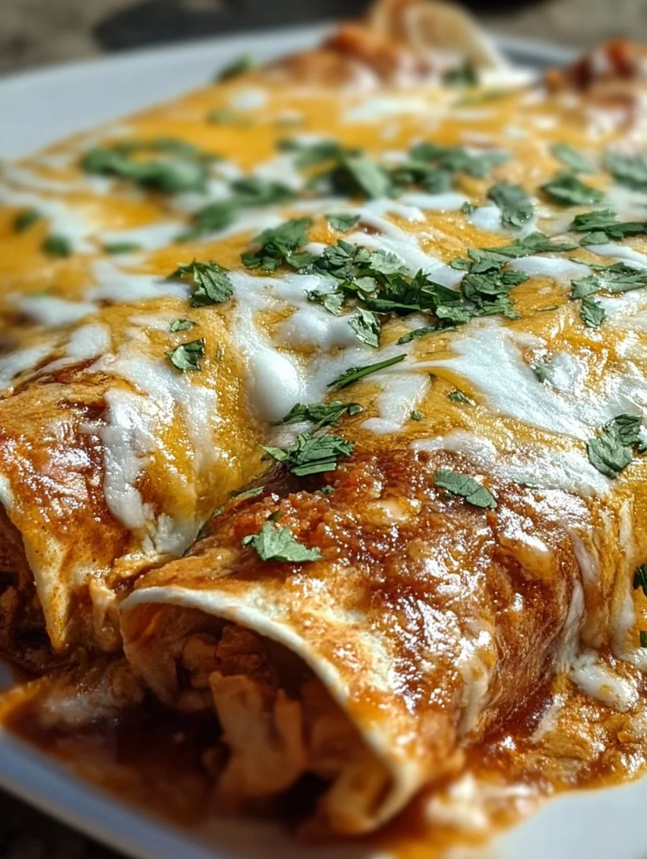 Hühnchen Enchiladas