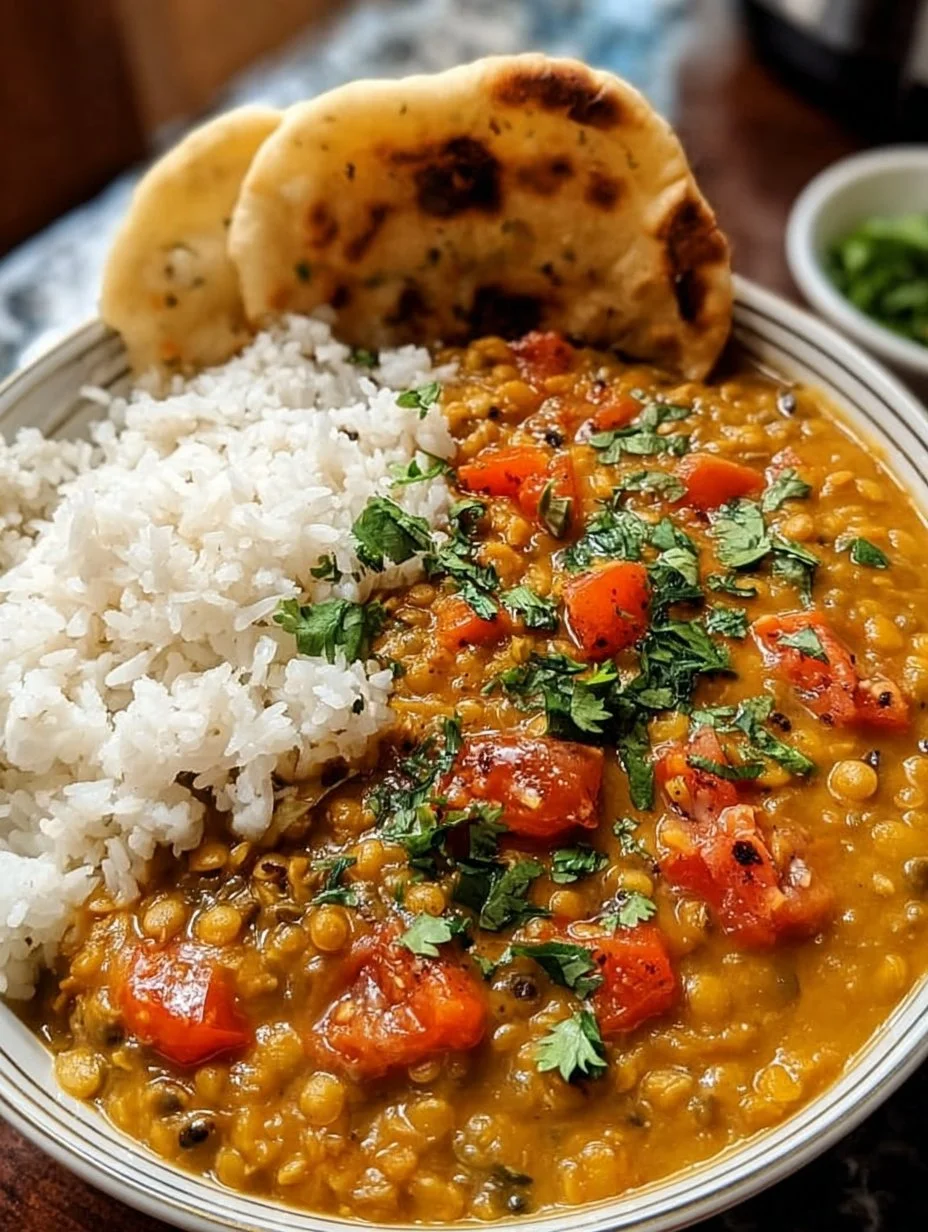Kokosnuss-Linsen- Curry