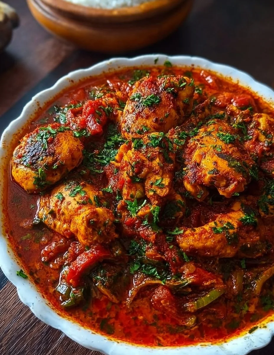 Nigerianisches Hähnchenragout