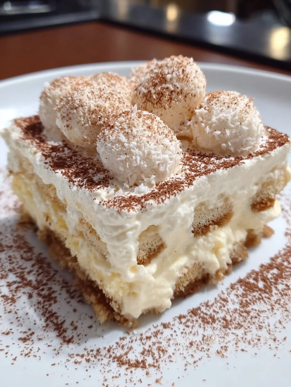 Raffaello Tiramisu schnell ohne Backen
