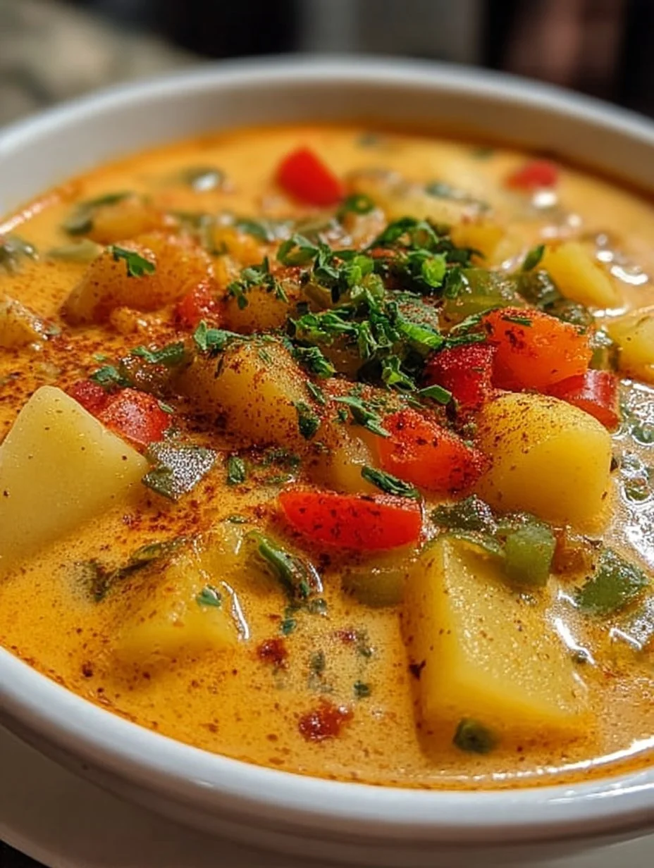 Scharfe Cajun Kartoffelsuppe