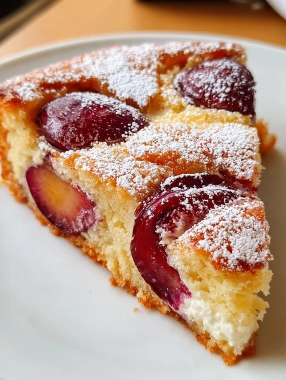 Schneller Zwetschgenkuchen mit Schmandguss