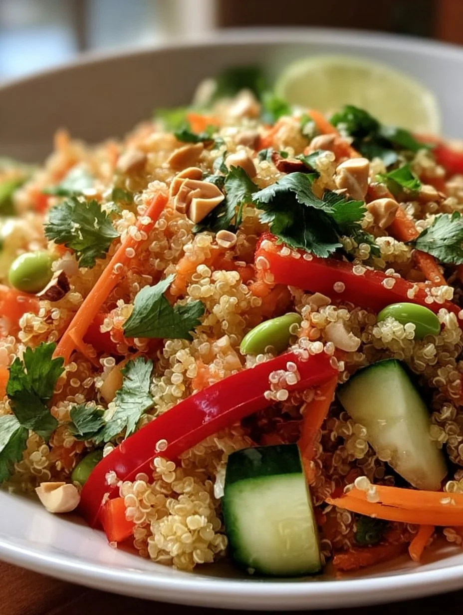 Thailändischer Quinoa- Crunch-Salat
