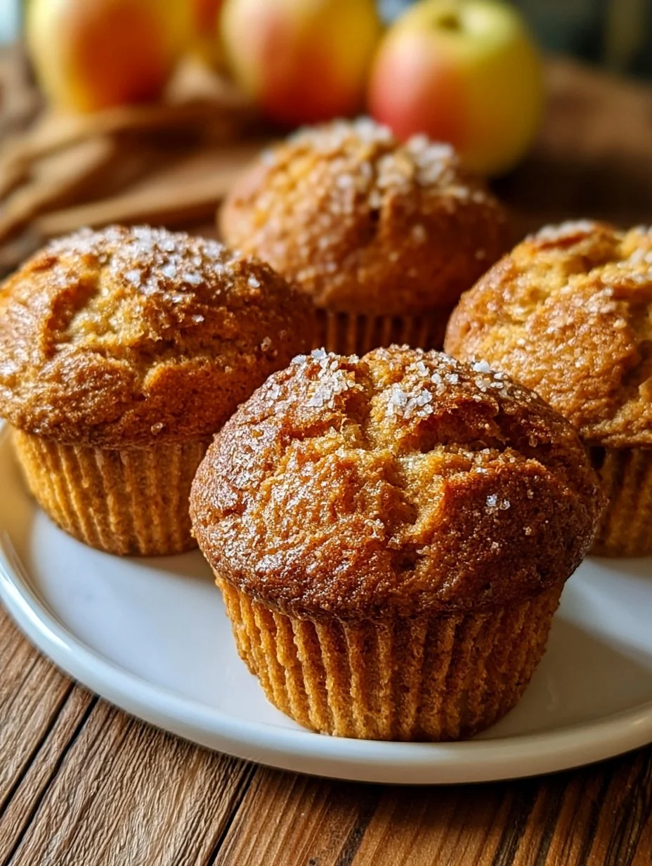 Apfelmus-Muffins ohne Zucker