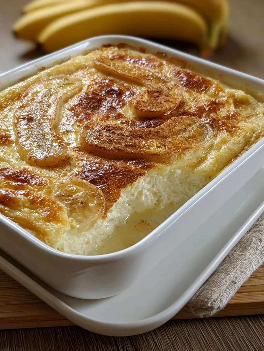 Bananenauflauf mit Topfen