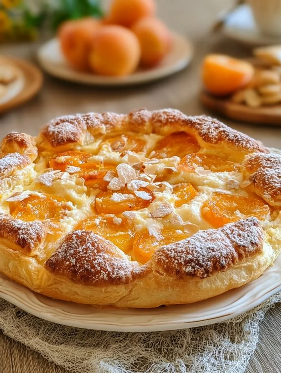 Blätterteig-Marillen-Tarte