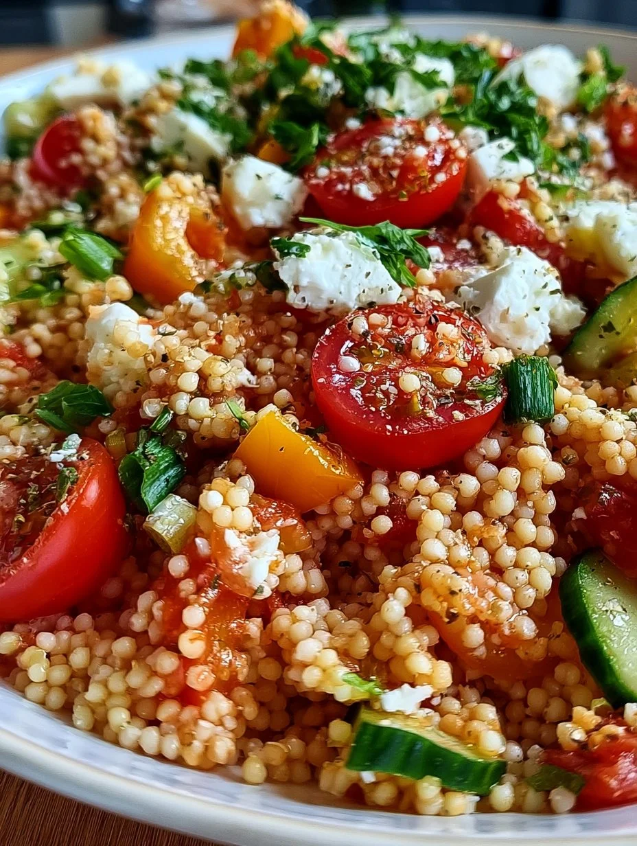 Couscous Salat Rezept mit Feta