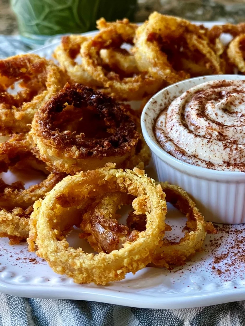Crispy Onion Rings from the Airfryer