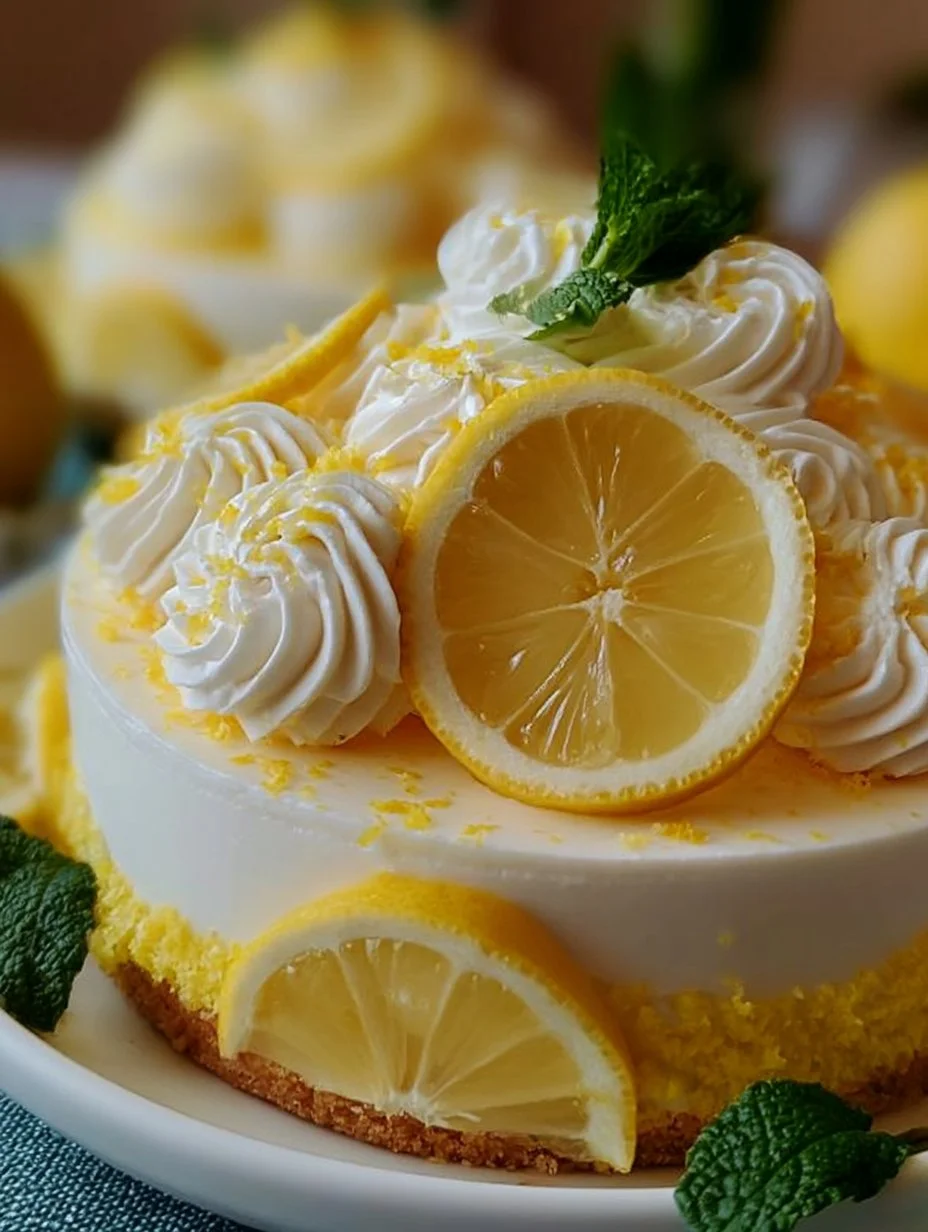 Erfrischendes Zitronen Mousse