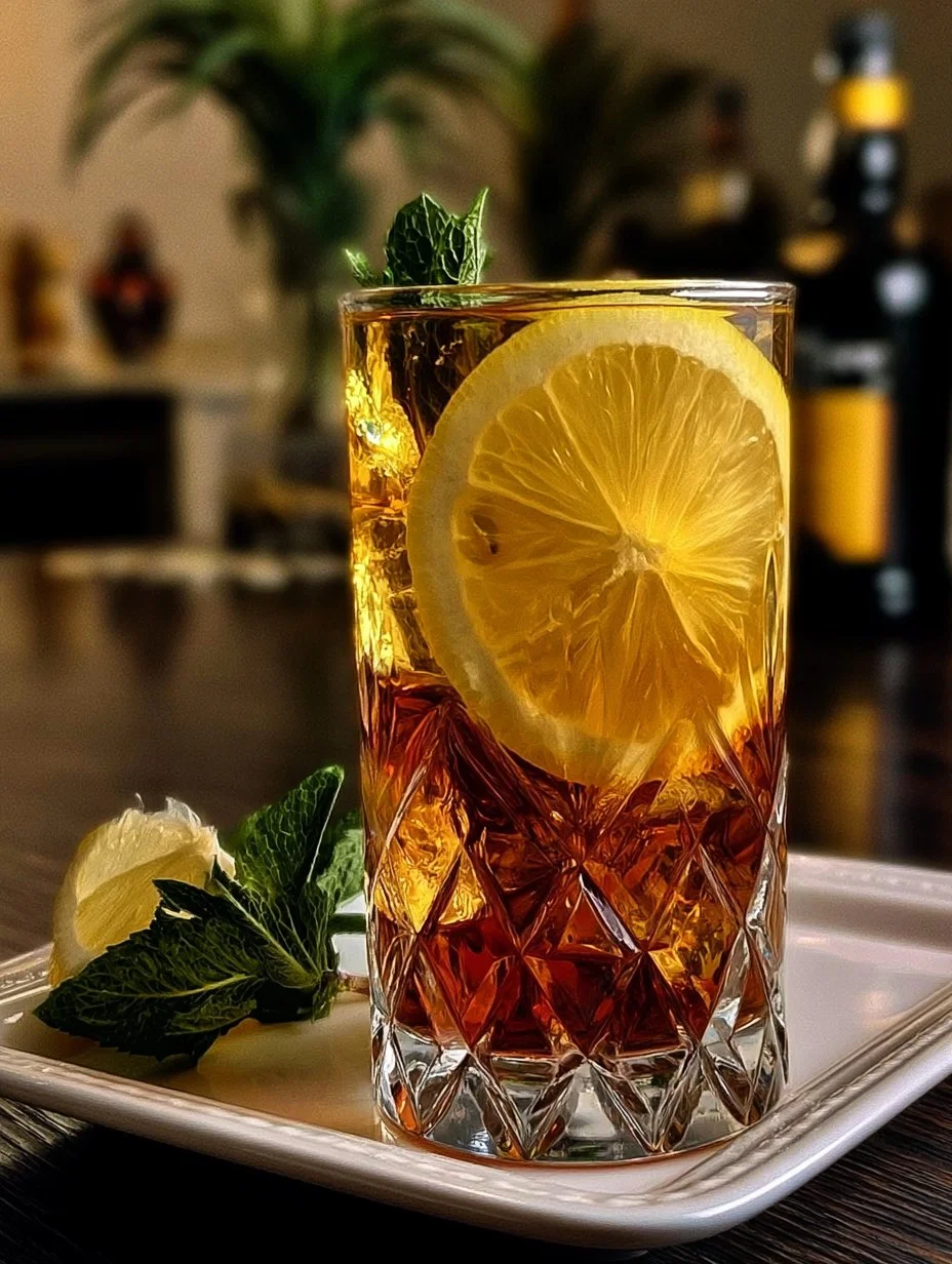 Gangsta's Paradise Cocktail in einem stilvollen Glas serviert