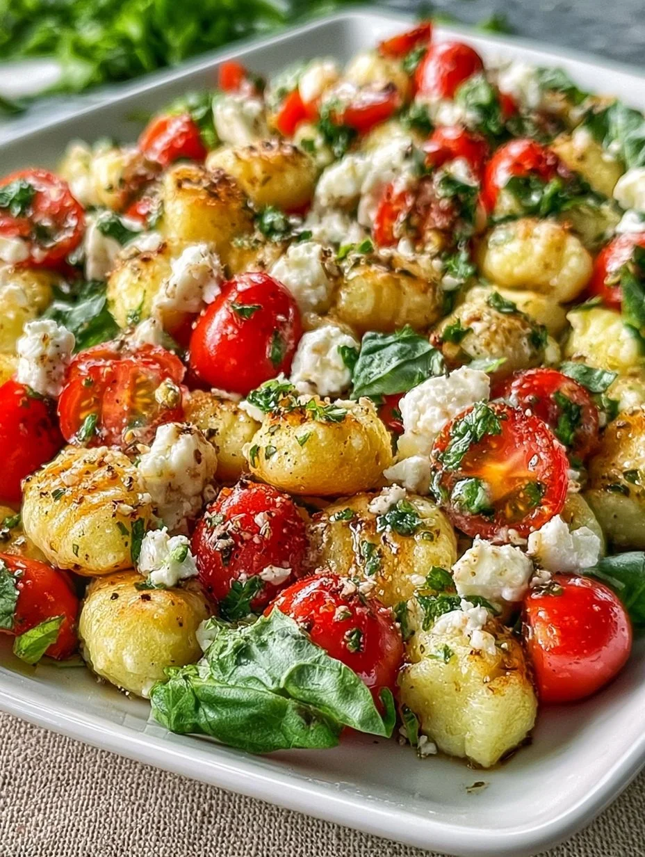 Gnocchi-Salat mit Tomaten und Feta