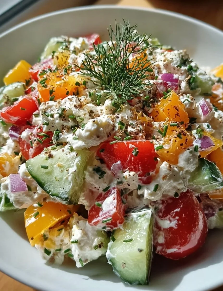 Hüttenkäse-Salat