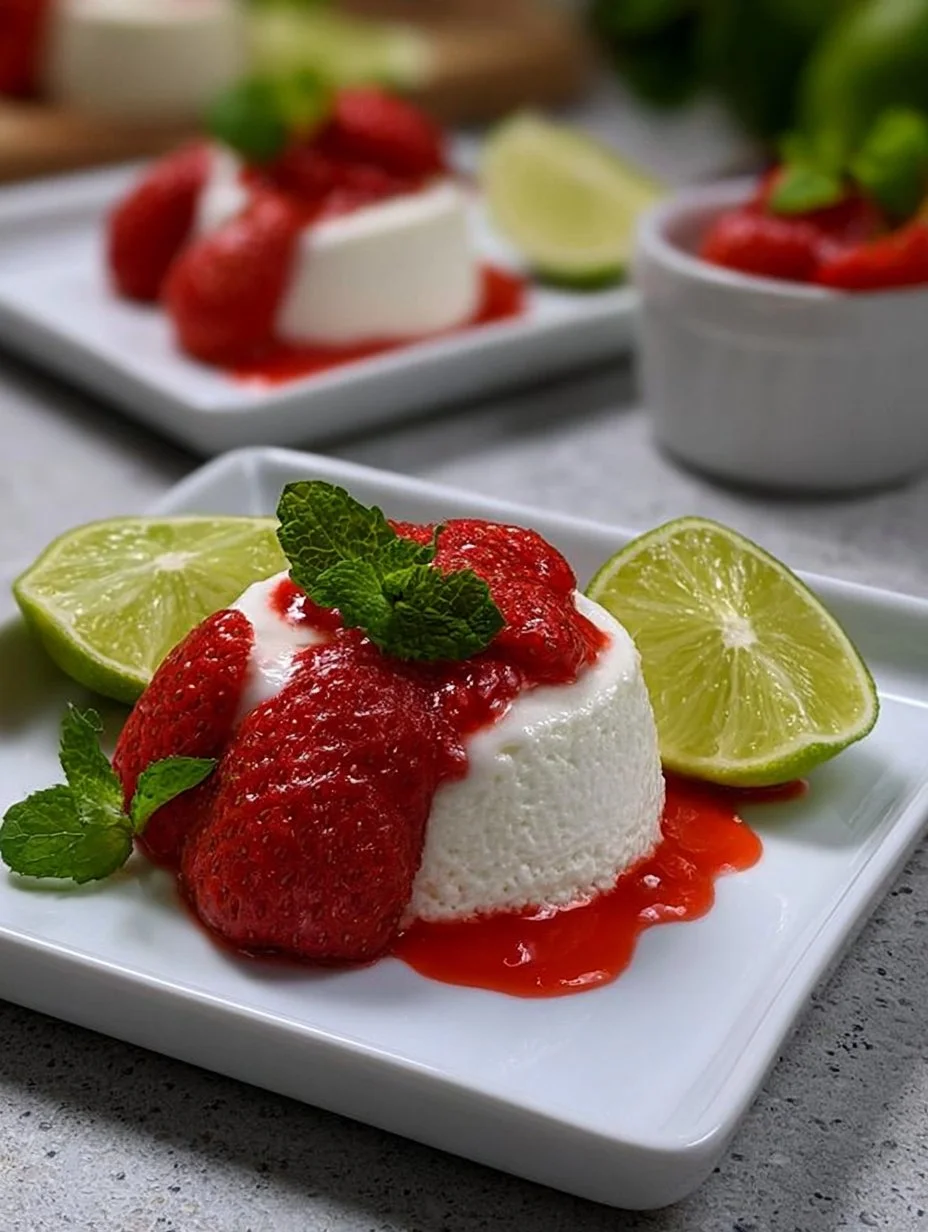 Joghurtmousse mit Limetten