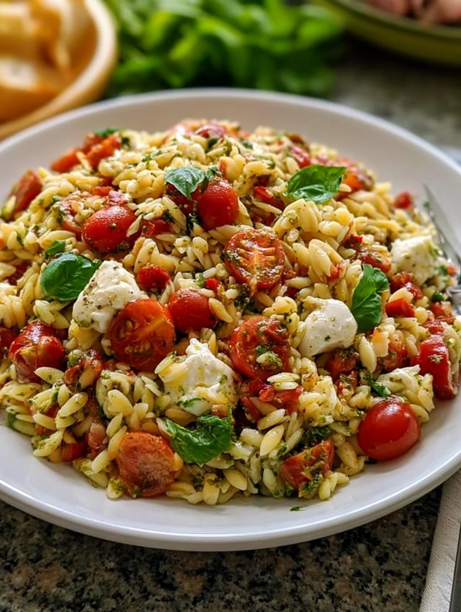 Mediterraner Orzo-Salat