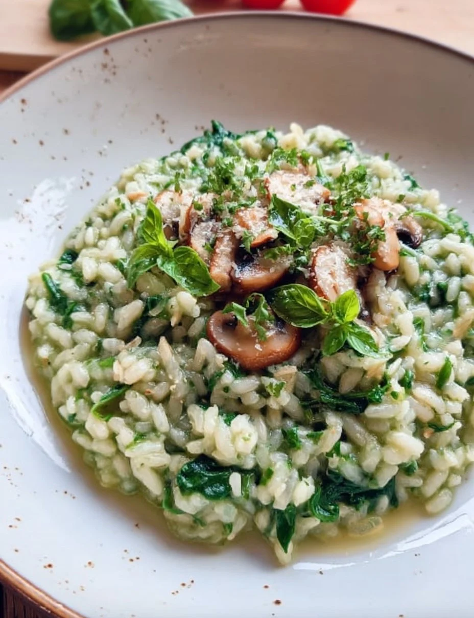 Spinat-Risotto