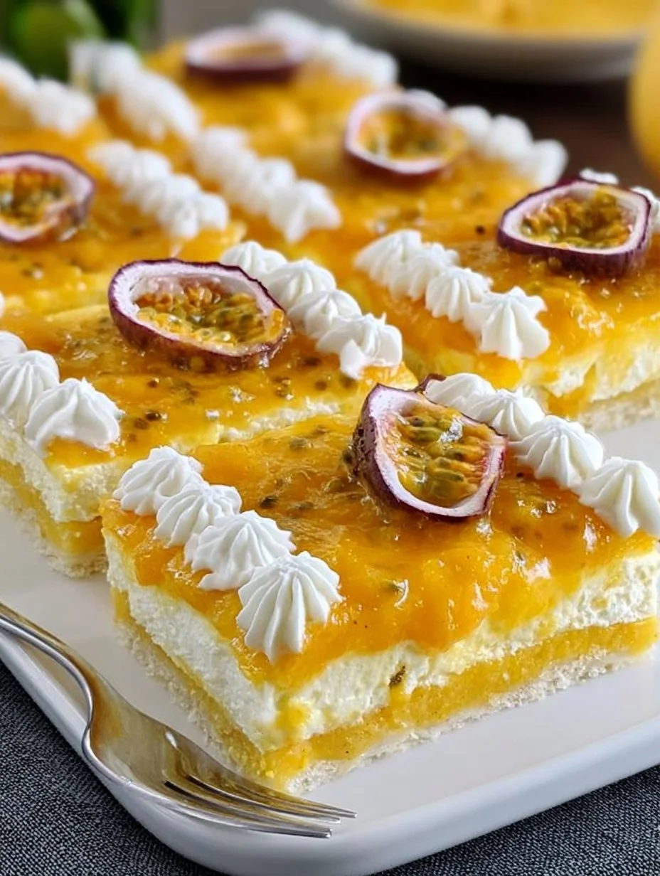 Vanille Passionsfrucht Scheiben