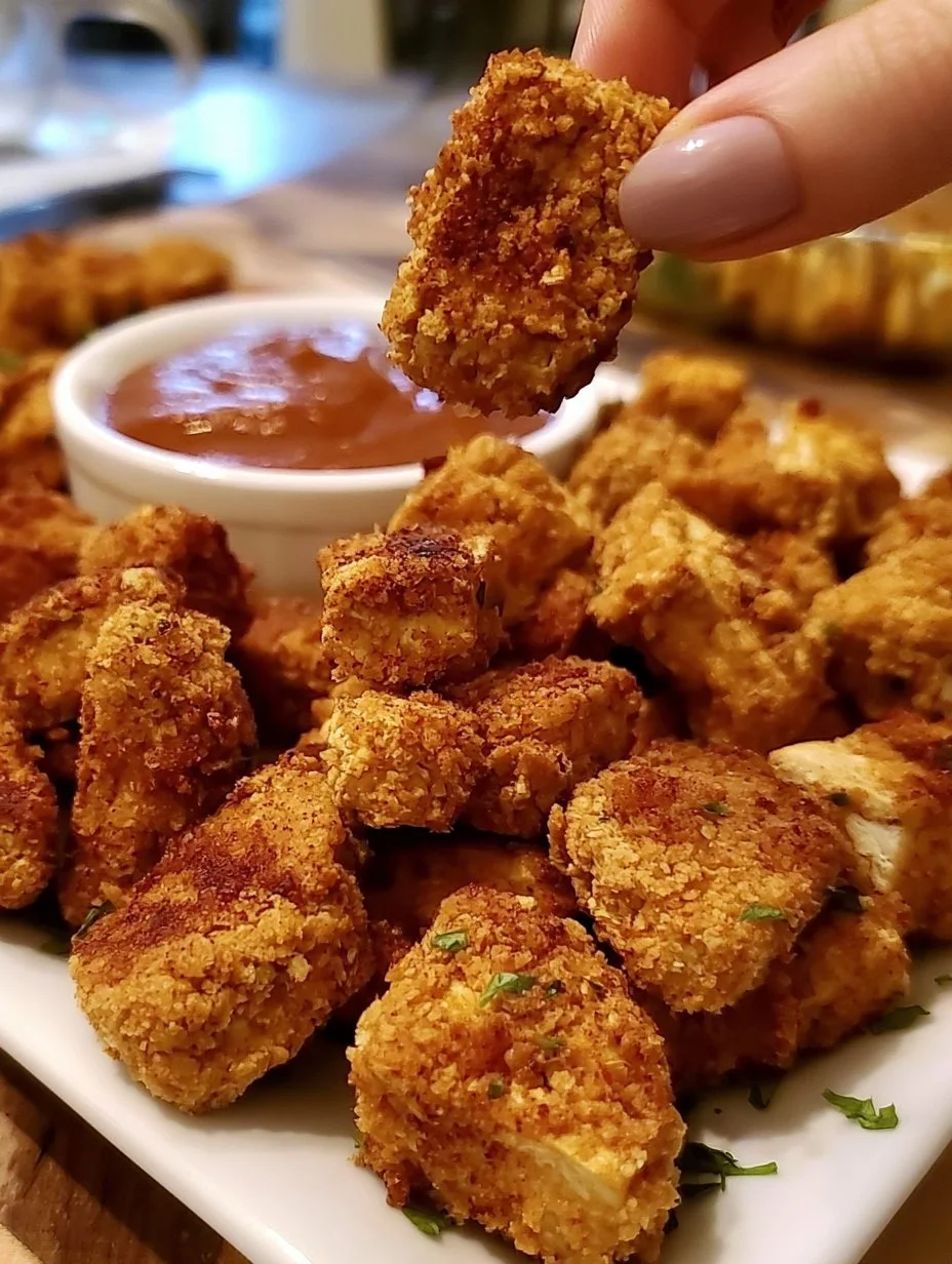 Vegane Chicken Nuggets aus dem Airfryer