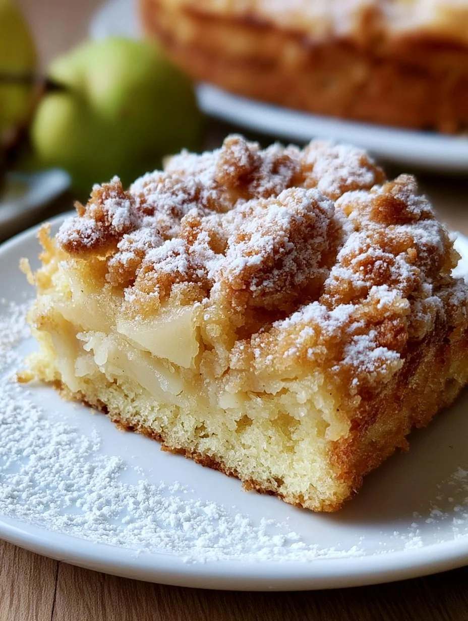 Birnenkuchen mit Streusel