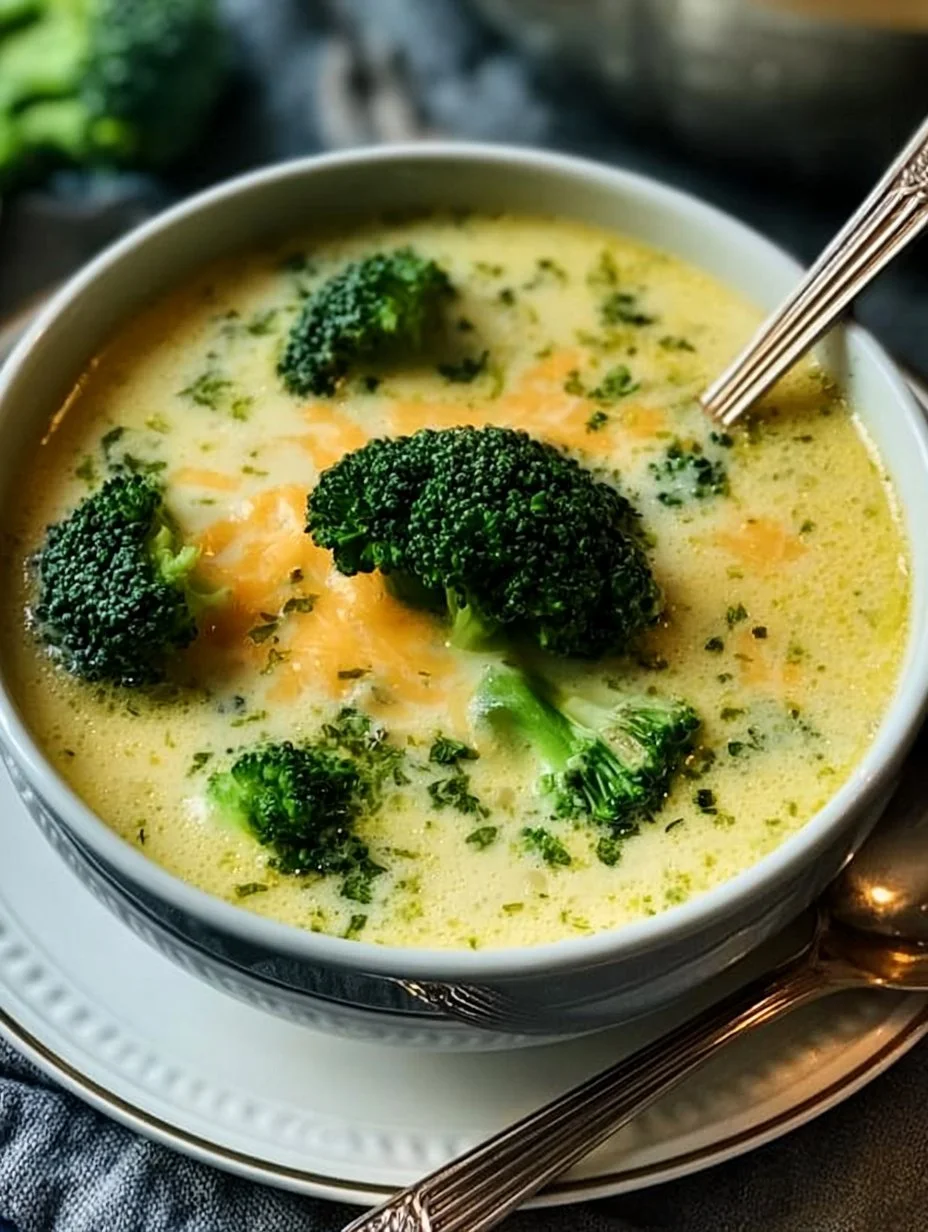Brokkoli- Cheddar-Suppe