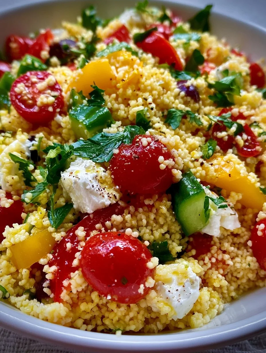 Couscous-Salat mit Feta